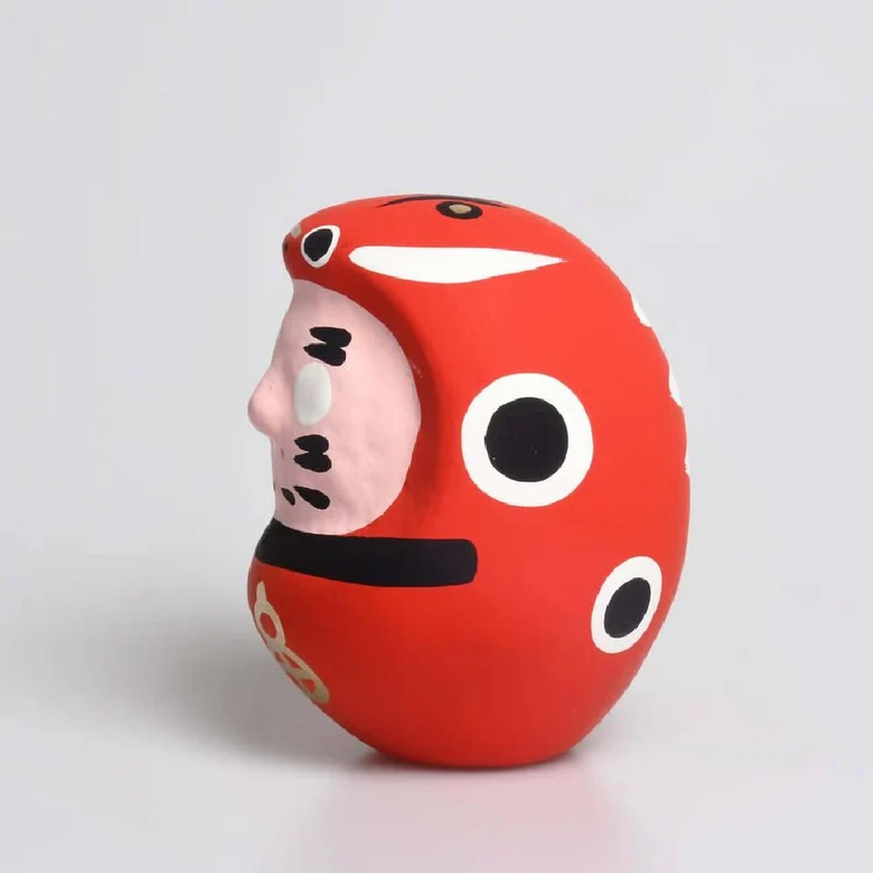 Shirakawa Daruma Red Beko Daruma Doll Good Luck Charm 8.5cm