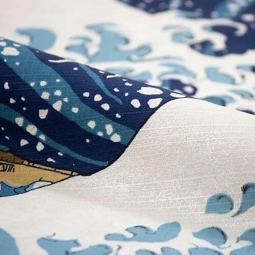 Furoshiki Great Wave off Kanagawa Cotton Wrapping Cloth 104×104cm