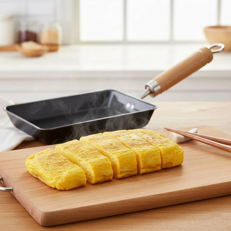 Summit Cast Iron Rectangular Tamagoyaki Omelette Pan 129x392mm