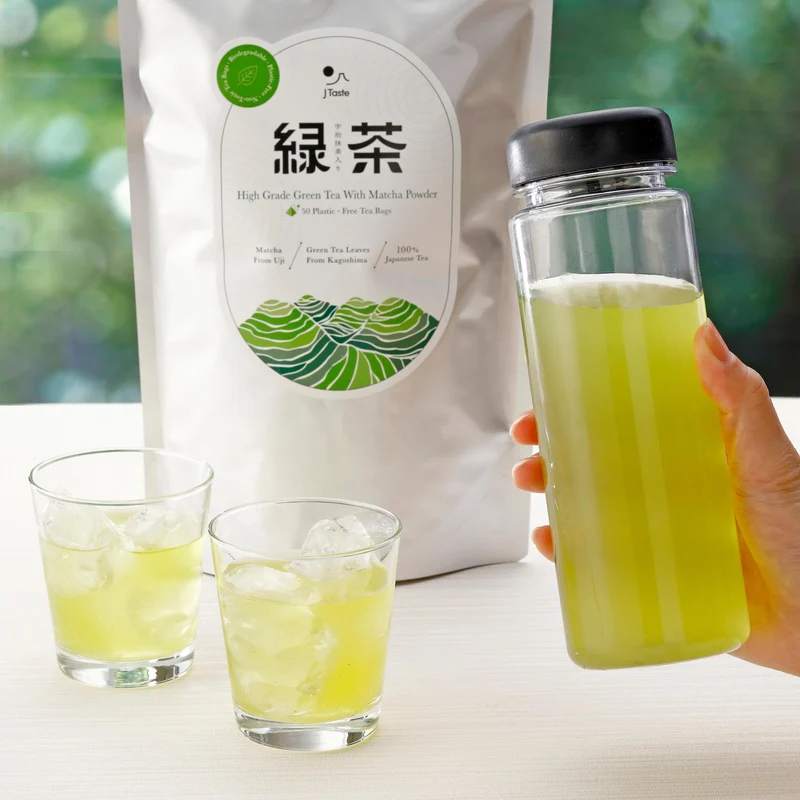 J Taste High Grade Green Tea With Matcha Biodegradable Tea Bags 50 ct.