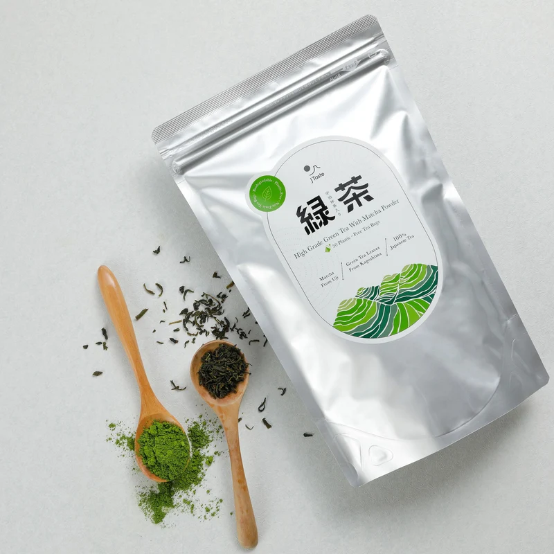J Taste High Grade Green Tea With Matcha Biodegradable Tea Bags 50 ct.