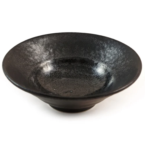 Black Ceramic Soup Bowl