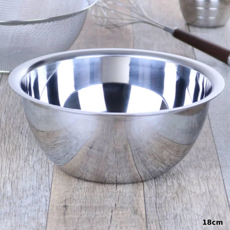 Maruefu Large Mixing Bowl Stainless Steel Stackable Bowls