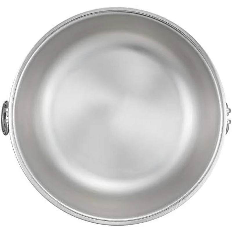 Two Section Shabu Shabu Pot With Lid & Handles 25cm