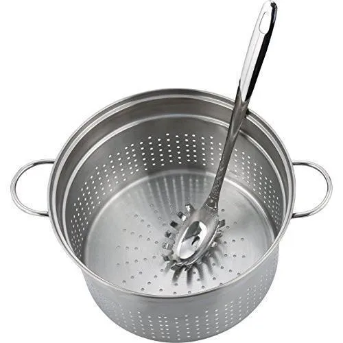 Wahei Freiz All Stainless Steel Pasta Fork Ladle 30.5cm