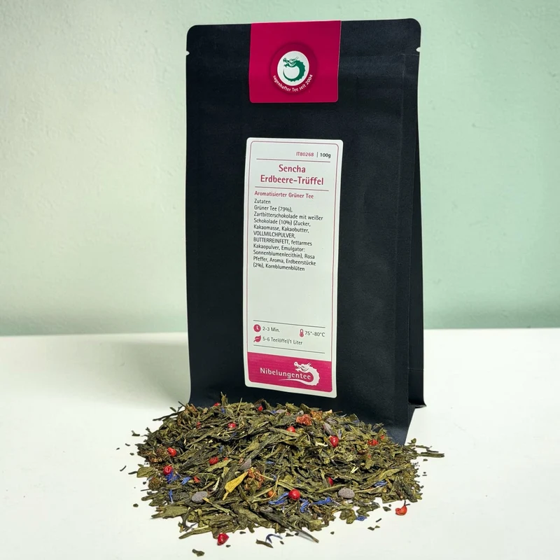 Sencha Erdbeere-Trüffel