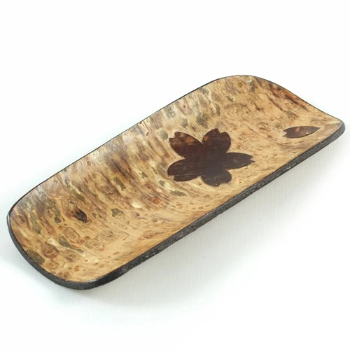 Cherry Bark Tea Scoop with Blossom