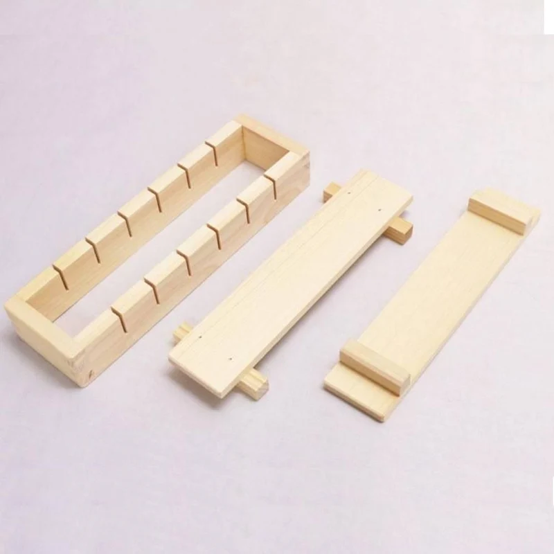 Wooden Sushi Press Cypress Oshizushi Pressed Sushi Mold 275mm