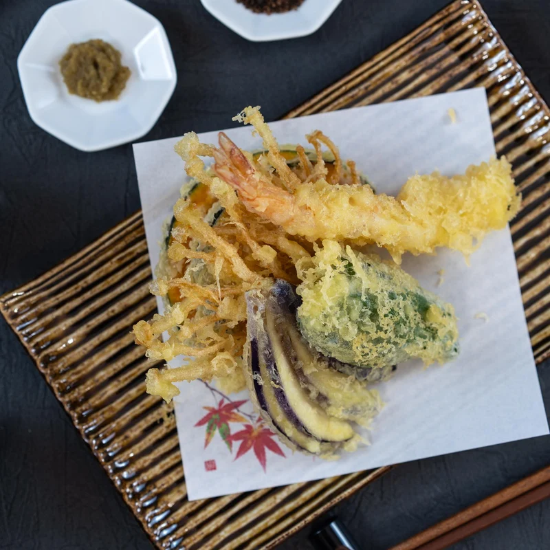 J Taste Authentic Tempura Cooking Kit & Tempura Ingredients 7 Pieces
