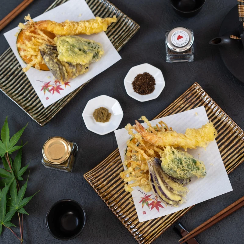 J Taste Authentic Tempura Cooking Kit & Tempura Ingredients 7 Pieces