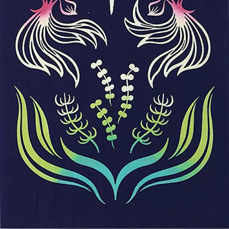 Kenema Tenugui Stylish Goldfish Japanese Traditional Hand Dyed Cloth