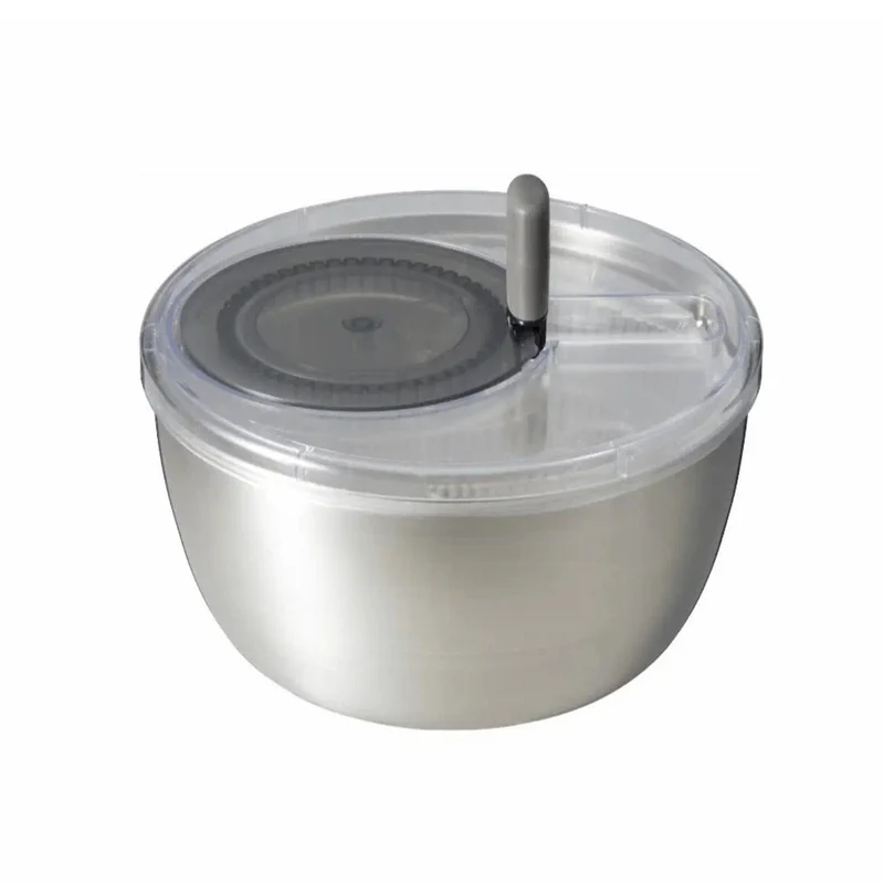 Convenient Salad Spinner Stainless Steel Salad Tosser 3L