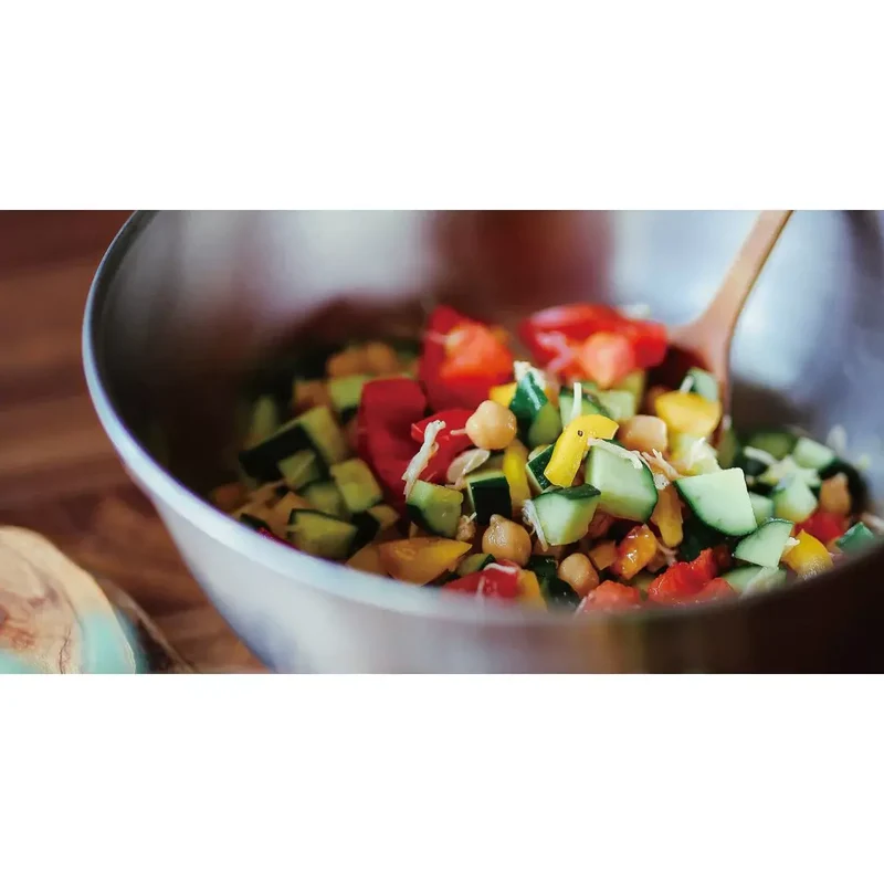 Wahei Enzo Durable Stainless Steel Mixing Bowl