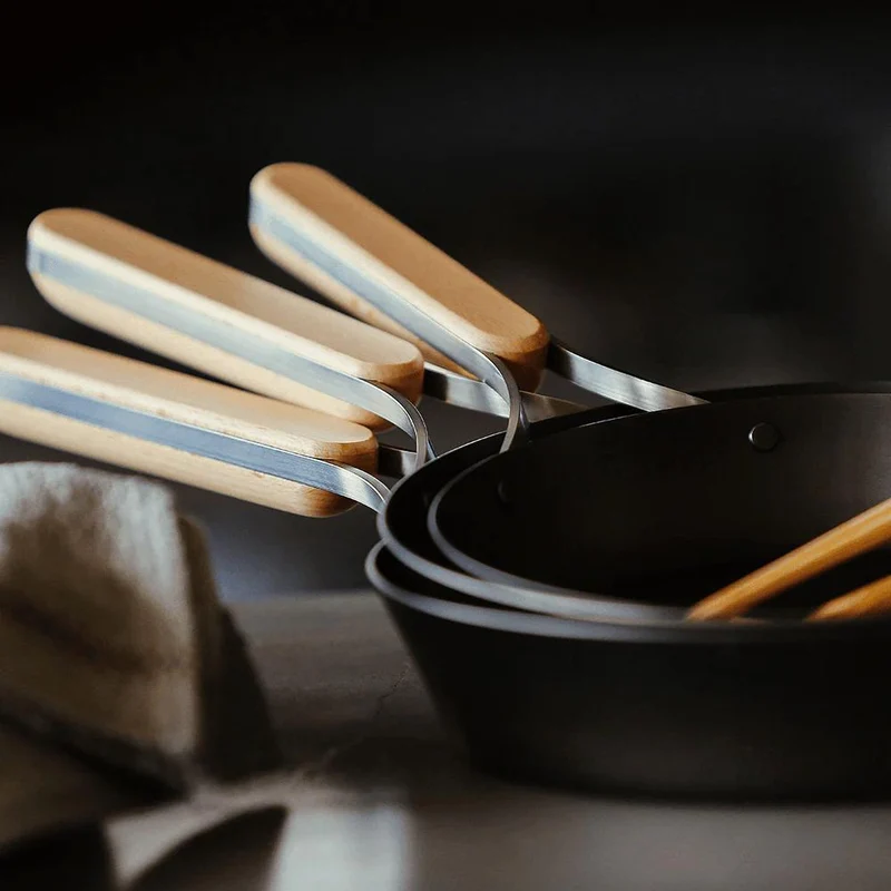 Wahei Enzo Non-Stick Carbon Steel Induction Frying Pan (2mm Thick)
