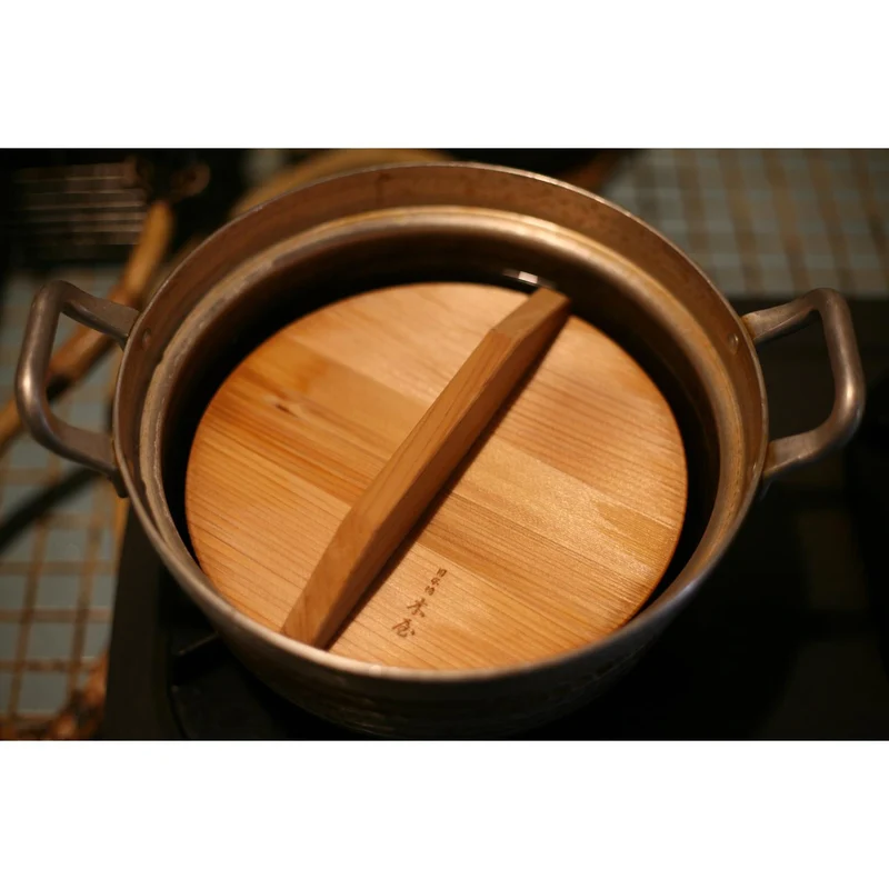 Kiya Otoshibuta Cooking Drop Lid Kiso Sawara Wood
