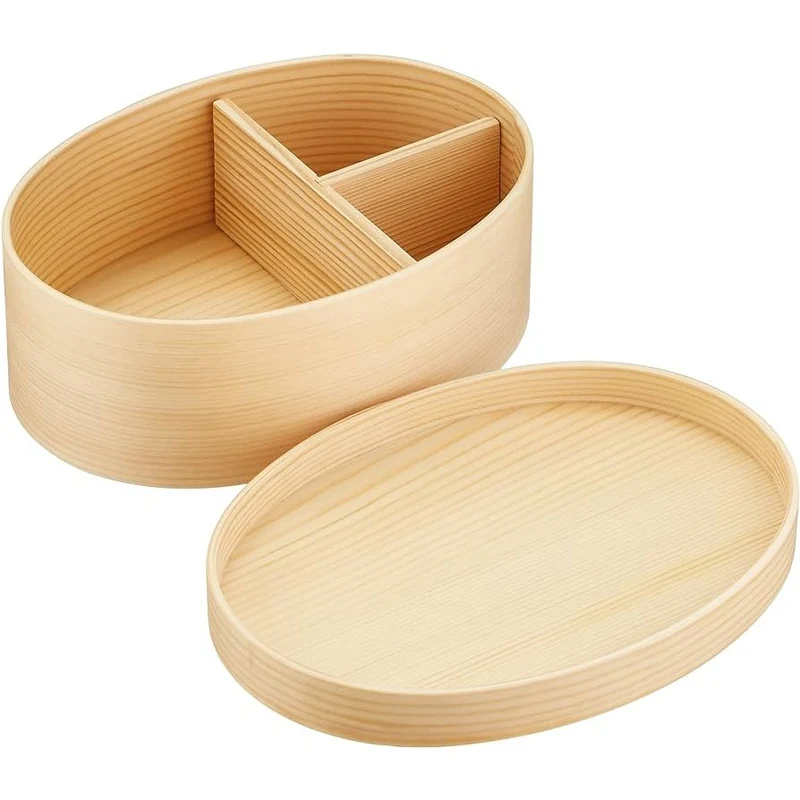 Wakacho Wooden Lacquerware Bento Box Japanese Lunch Box 700ml
