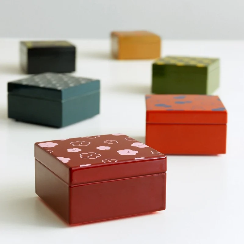 Isuke Cute Lacquered Wooden Box For Jewelry & Accessories