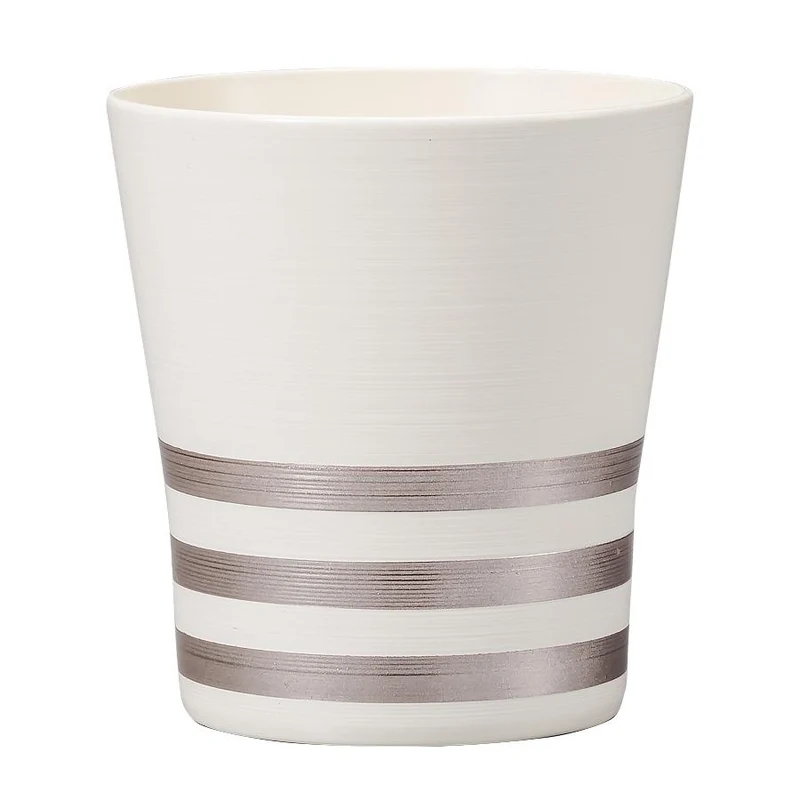 Isuke Drinking Cup Brushed Silver Design Resin Tumbler
