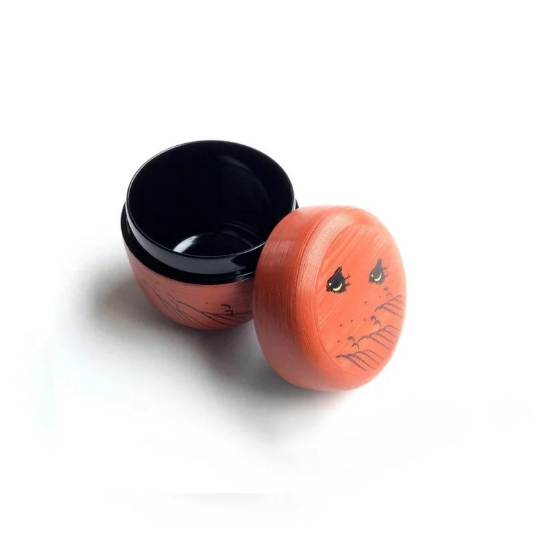 Isuke Natsume Lacquered Ceremonial Tea Caddy Matcha Container