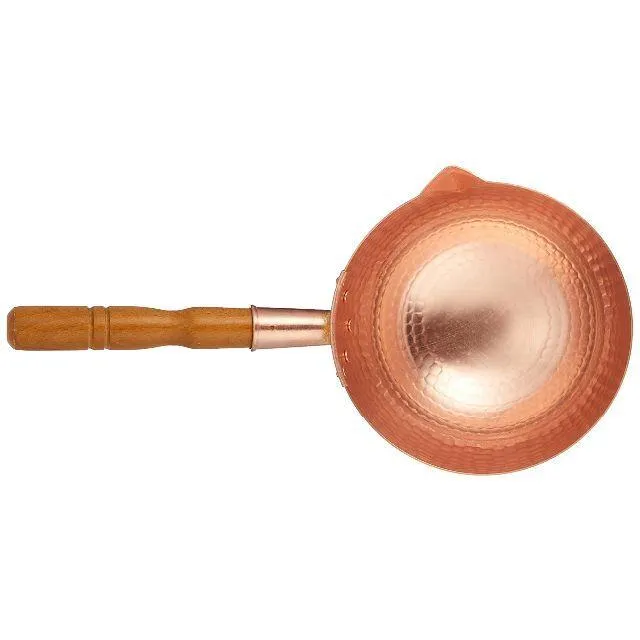 Marushin Hammered Copper Saucepan Superior Heat Control 6L φ27cm