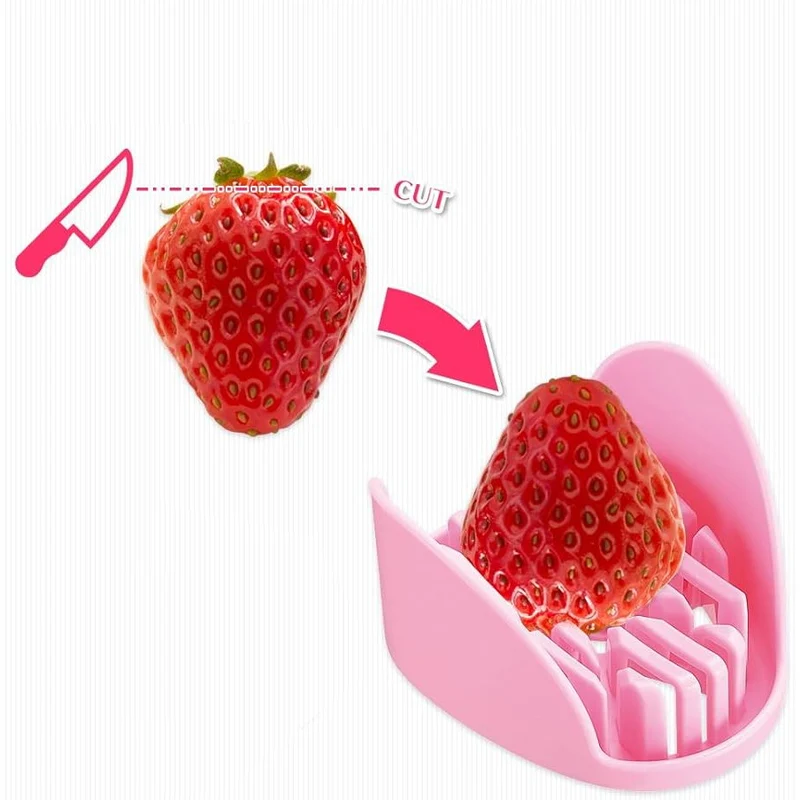 Shimomura Strawberry Cutter Multi-Purpose Fruit Slicer