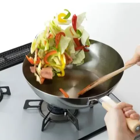 Chitose Japanese Iron Non-Stick Frying Pan (IH Compatible) 26cm