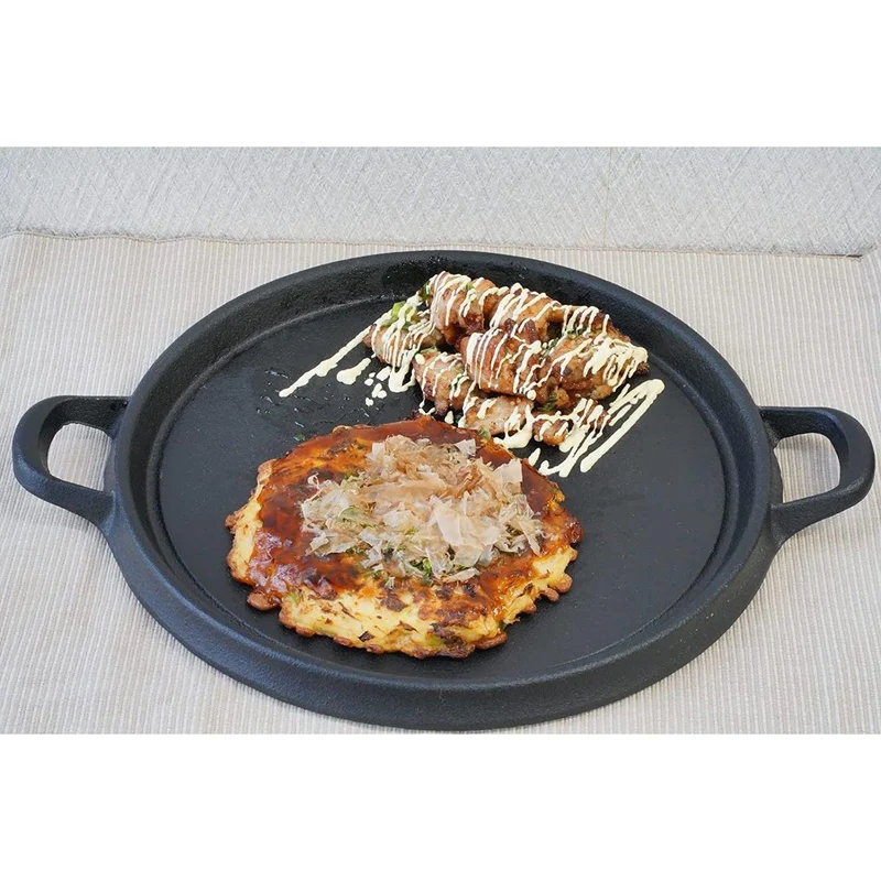 Ikenaga Iron Works Round Cast Iron Hot Plate 28cm