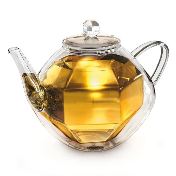 Glas-Teekanne Diamant Design