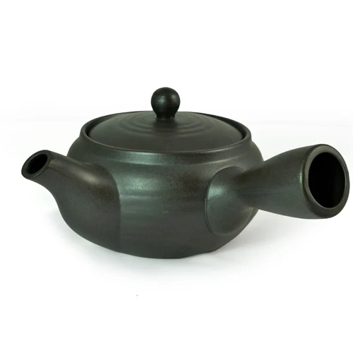 Japanese Teapot with Dark Grey Glaze