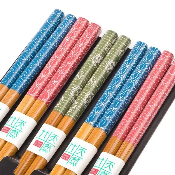 Kyoto Japanese Wooden Chopsticks - 5 Set