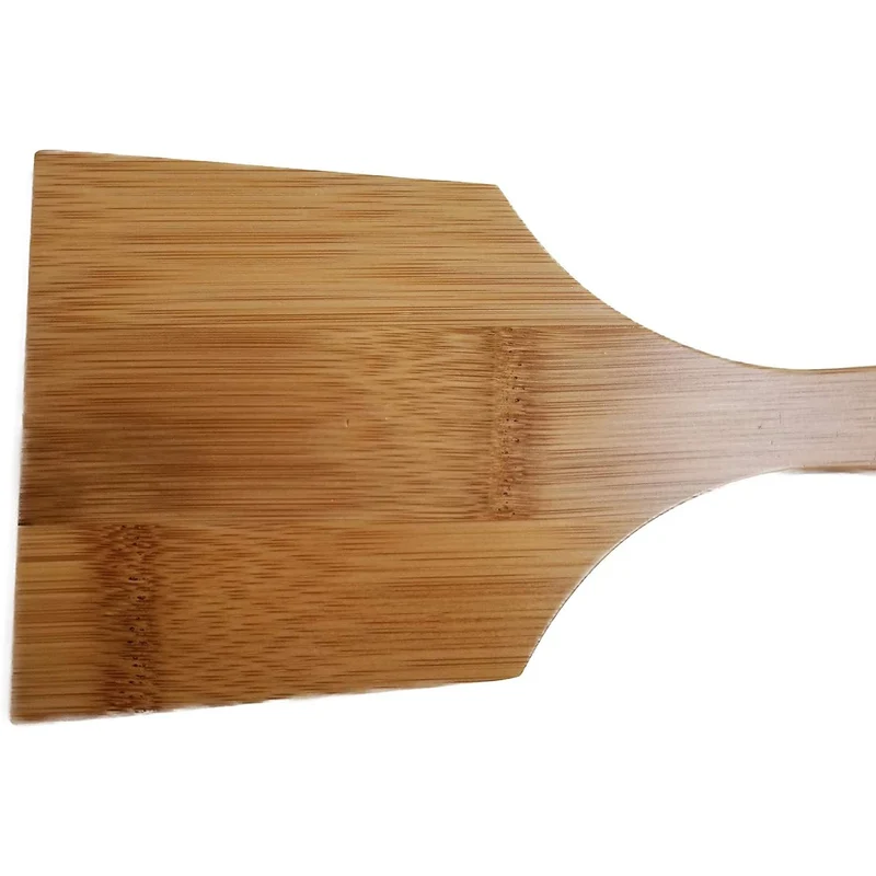 Oyanagi Natural Soot Bamboo Spatula Wide Bamboo Kitchen Turner 28cm