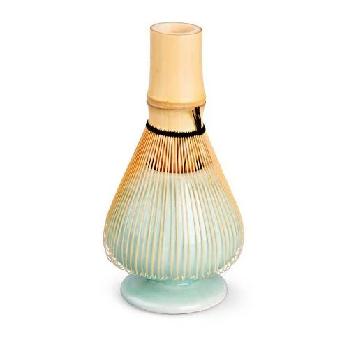 Matcha-Besen-Halter hellblau