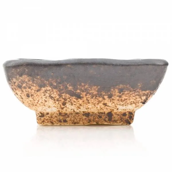 Small Square Blue Crackleglaze Sushi Dish