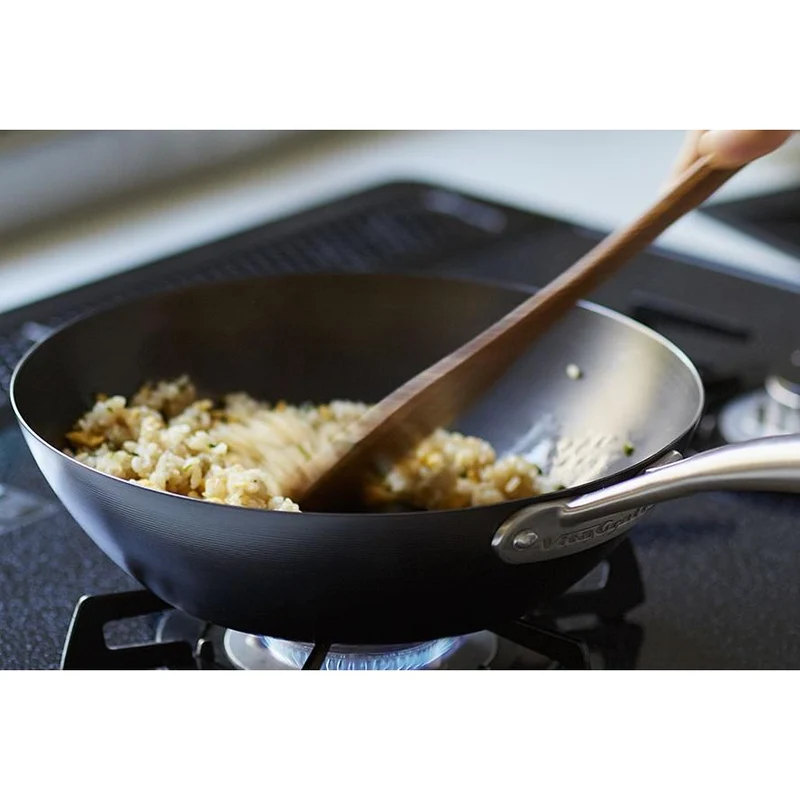 Vita Craft Super Iron Flat-Bottomed Wok With Handle