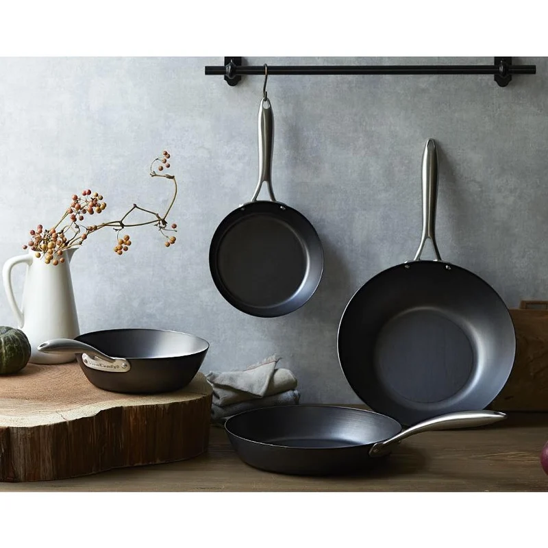 Vita Craft Super Iron Flat-Bottomed Wok With Handle