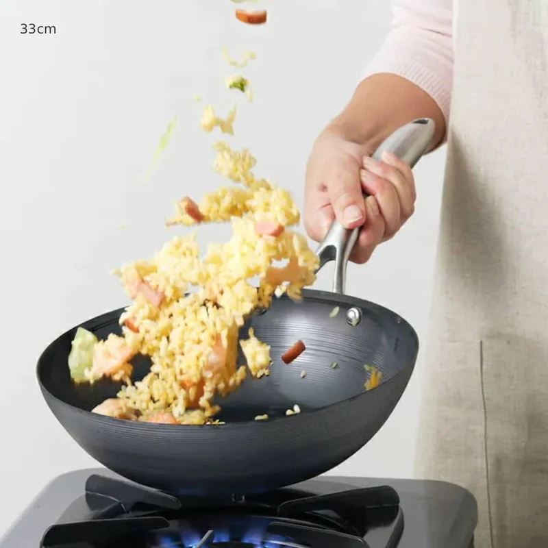 Vita Craft Super Iron Flat-Bottomed Wok With Handle