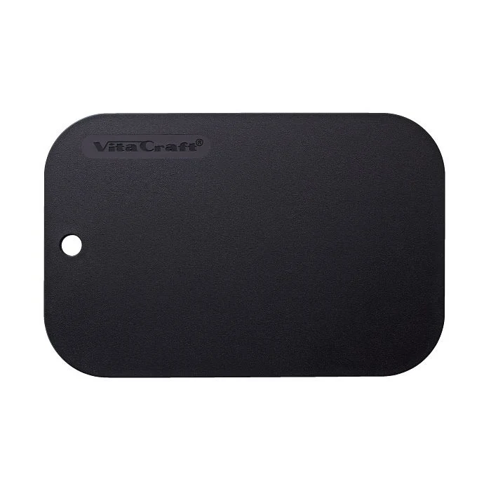 Vita Craft Antibacterial Soft Elastomer Black Cutting Board 37cm