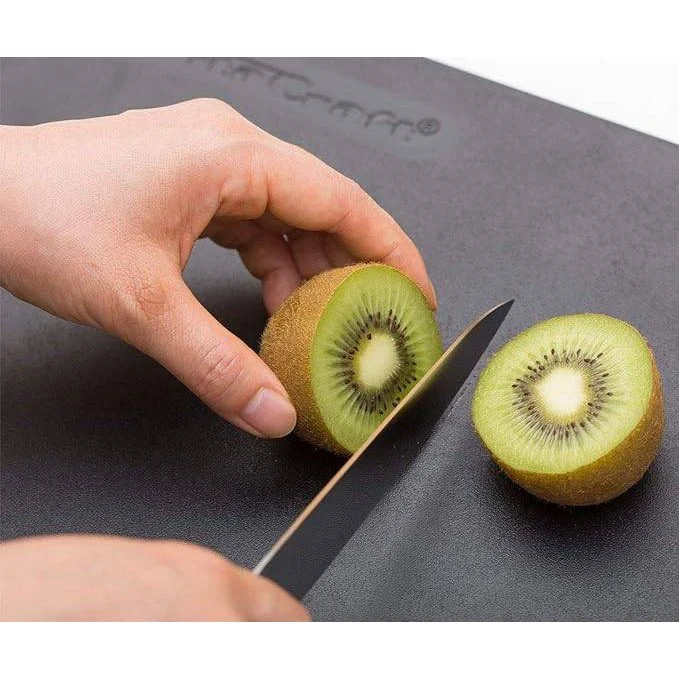 Vita Craft Antibacterial Soft Elastomer Black Cutting Board 37cm