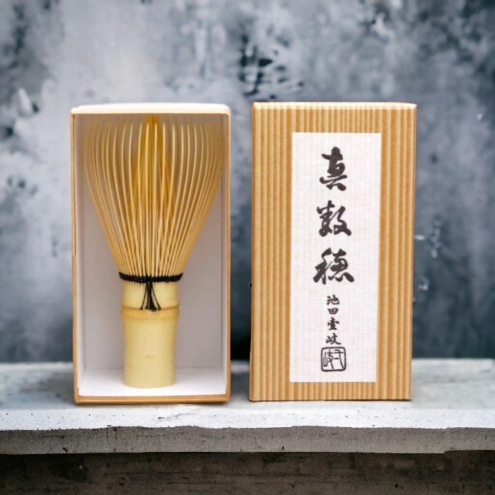 Chasen Traditional Handmade Matcha Whisk Japanese White Bamboo