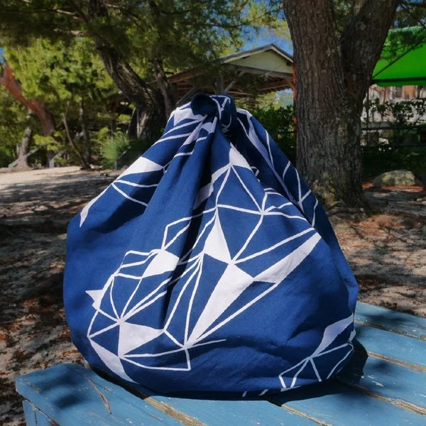 Kotonowa Furoshiki Origami Large Waterproof Cotton Wrapping Cloth