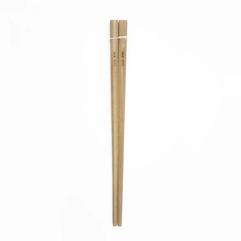 Kiya Wooden Antibacterial Long Cooking Chopsticks Octagonal 30cm