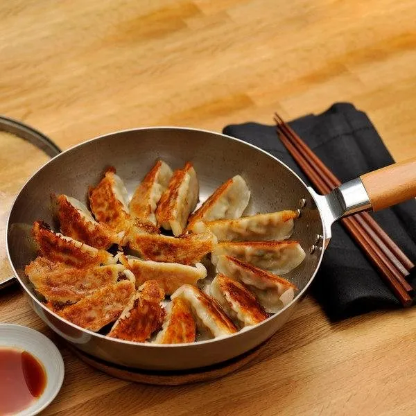 Chitose Induction Iron Frying Pan With Glass Lid 24cm