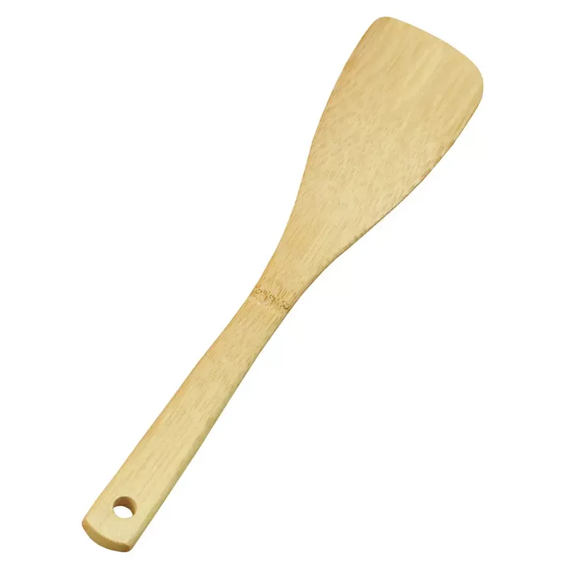 Natural Bamboo Handmade Turner Left Handed Spatula 295mm