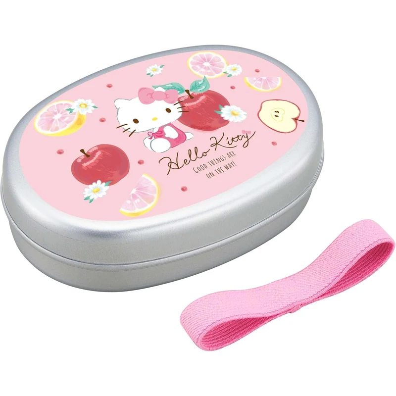 Hello Kitty Bento Box Aluminum Pink Children's Lunch Box 350ml