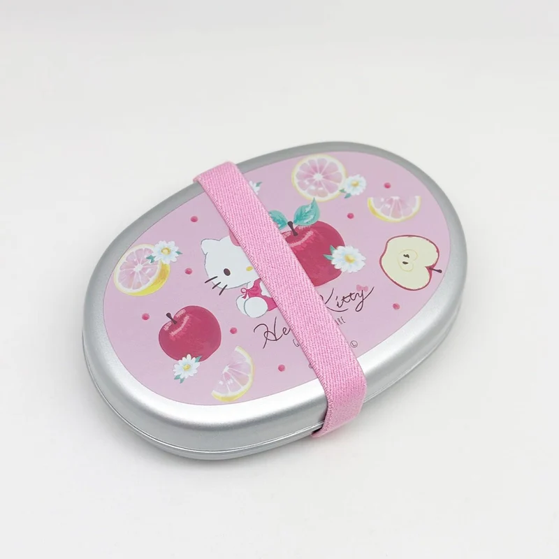 Hello Kitty Bento Box Aluminum Pink Children's Lunch Box 350ml