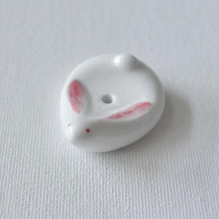 Kousaido Ceramic Incense Burner Rabbit-Shaped Incense Holder & Plate