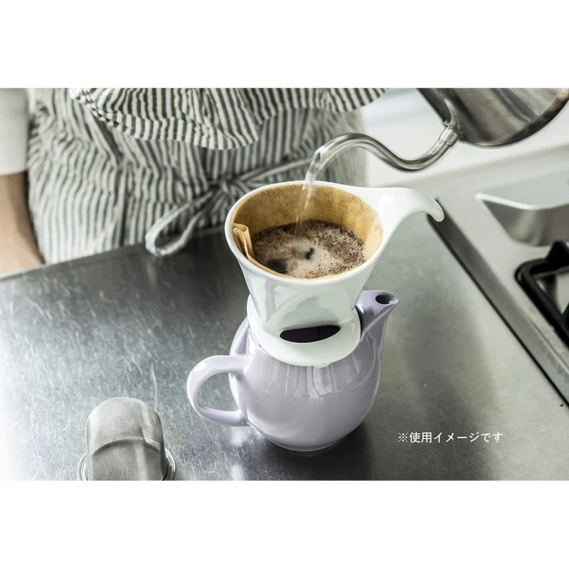 Zero Japan Hand Crafted Minoyaki Pottery Pour Over Coffee Dripper 3~4 Cups