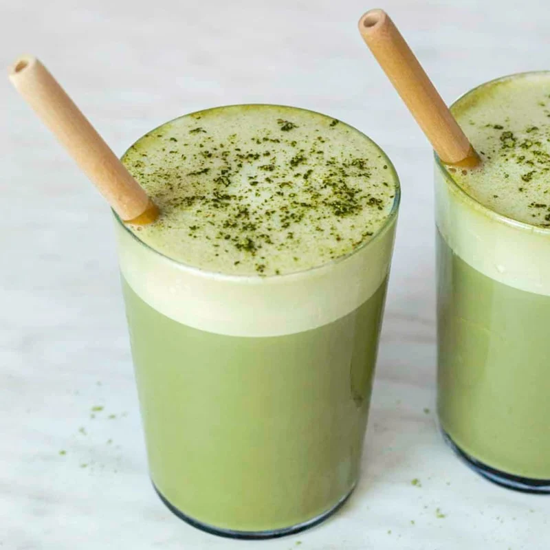 Nittoh Tea Matcha Green Tea Latte Powder (Matcha Au Lait) 8 Sticks