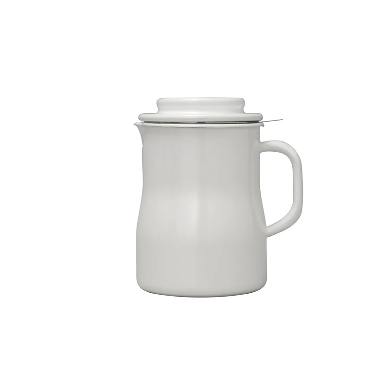 Noda Horo Enamel Oil Filter Pot Activated Carbon Oil Strainer 800ml