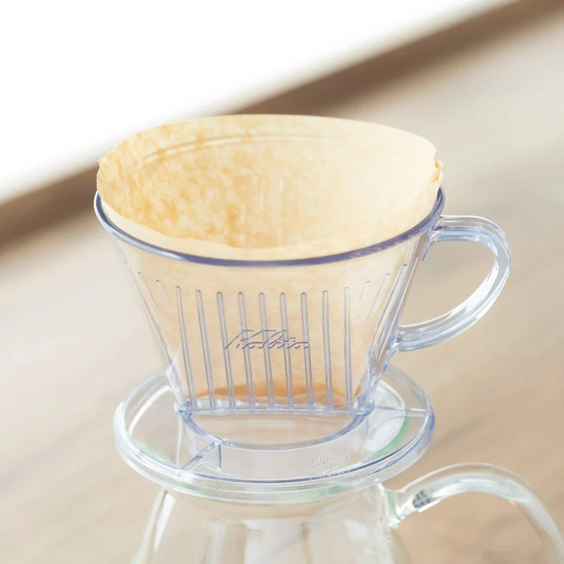 Kalita Plastic Coffee Dripper 101 Clear Pour Over Brewer